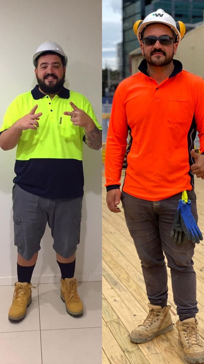 ANTES E DEPOIS — foto autorizada